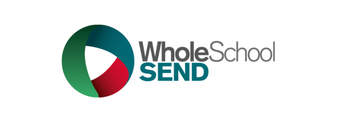 Whole School SEND logo [grey text that reads Whole School and teal text that reads SEND]