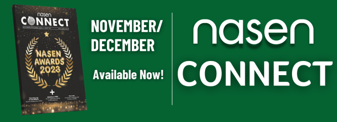 nasen Connect November December 2023 front cover alongside text that reads 'November / December Available Now! nasen Connect' on dark green background