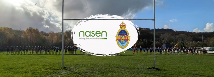 banner for the Rugby match we sponsored 