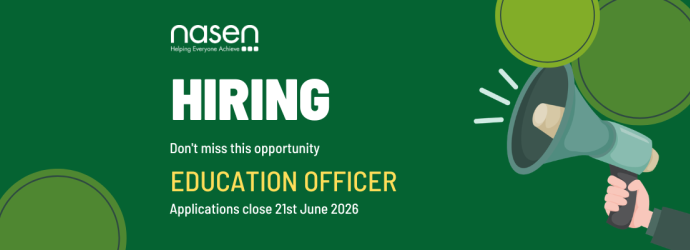 Hiring. Don't miss this opportunity. Education Officer. Applications close 22nd June