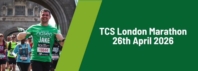 Jake running TCS London Marathon 2026 on behalf of nasen