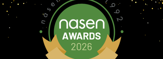 nasen Awards 26 logo on black background