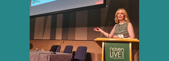 Amanda Wright speaking at nasen LIVE 2026