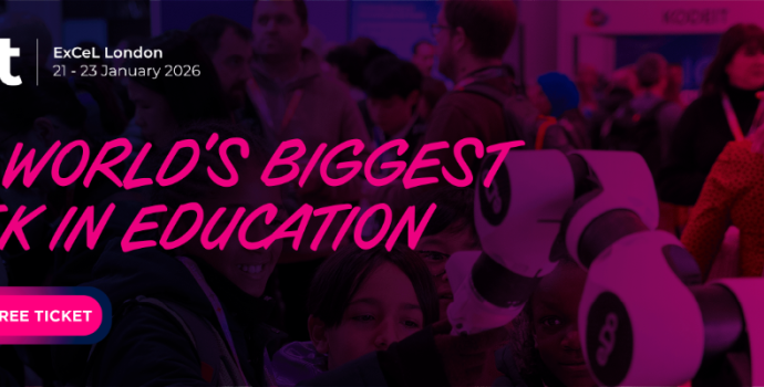 Bett Show, ExCel London 21-23 January 2026, The world's biggest week in education, get your free ticket