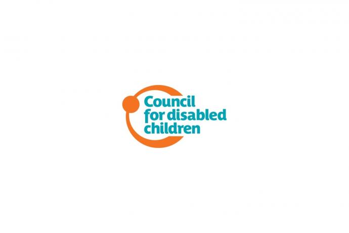 Council for Disabled Children logo [white background with blue text that reads 'council for disabled children']