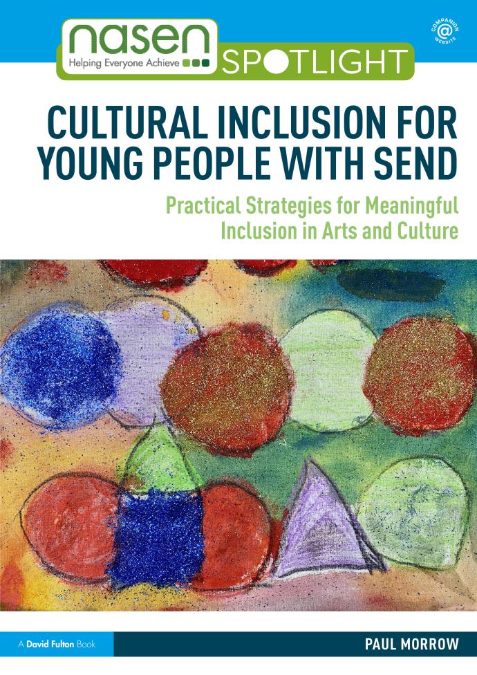 nasen spotlight book series front cover. Text reads 'cultural inclusion for young people with SEND'