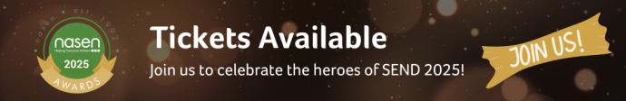 Tickets Available. Just us to celebrate the heroes of SEND 2025! Join us!