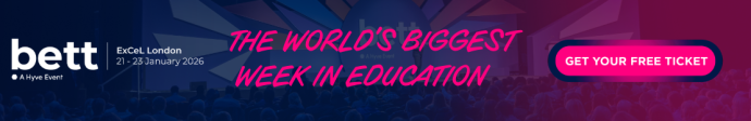 Bett Show, ExCel London 21-23 January 2026, The world's biggest week in education, get your free ticket
