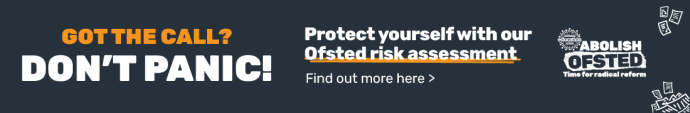 Got the call? Don't Panic! Protect yourself with our Ofsted Risk Assessment, find out more here. National Education Union