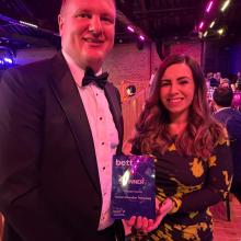 Matthew Setchell and Hayley Rock from Concero at BETT Awards 2026