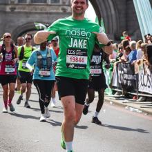 Jake running TCS London Marathon 2026 on behalf of nasen