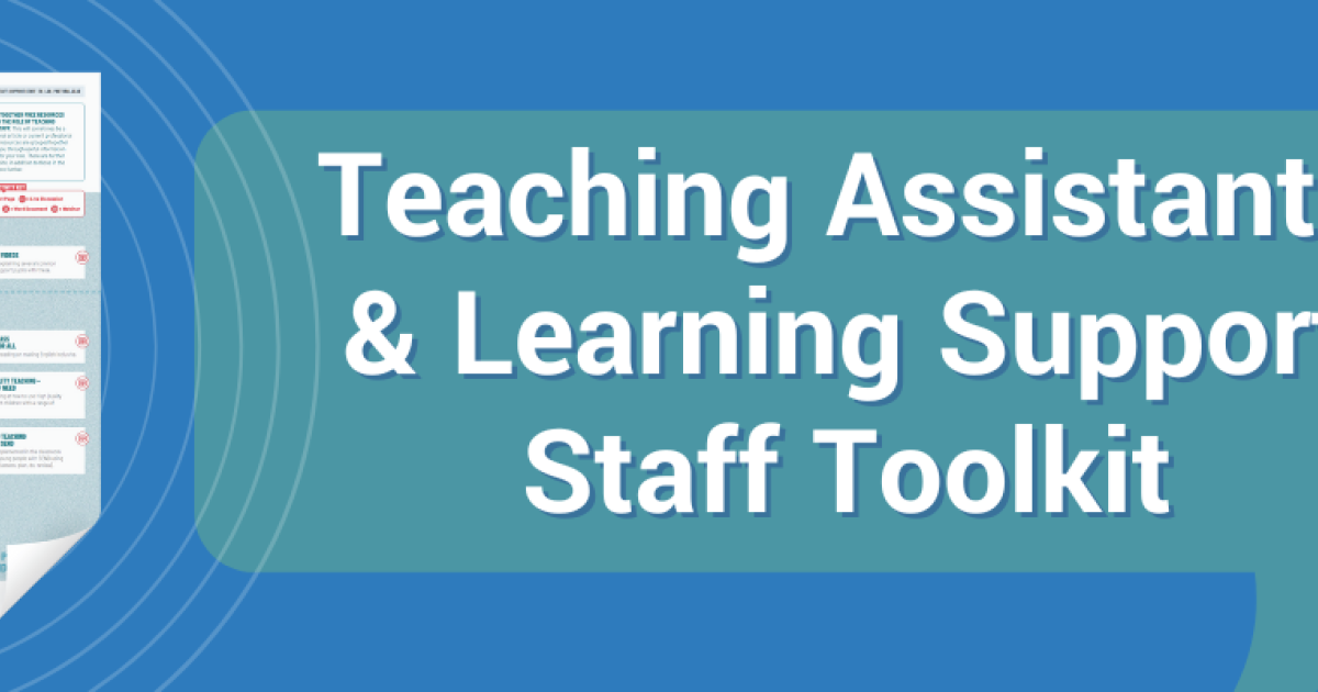 Teaching Assistants & Learning Support staff toolkit | Whole School SEND